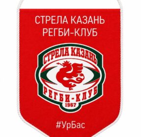 Вымпел красный РК "СТРЕЛА-АК БАРС"